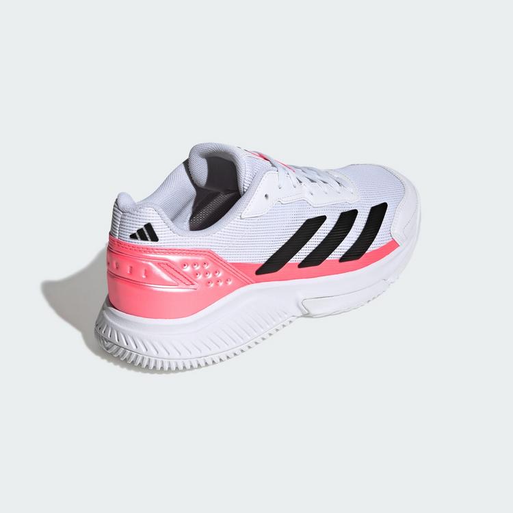 adidas adidas Courtquick Padel Schuh Tennisschuhe Herren - Cloud White / Core Black / Solar Turbo - 4 | SportScheck