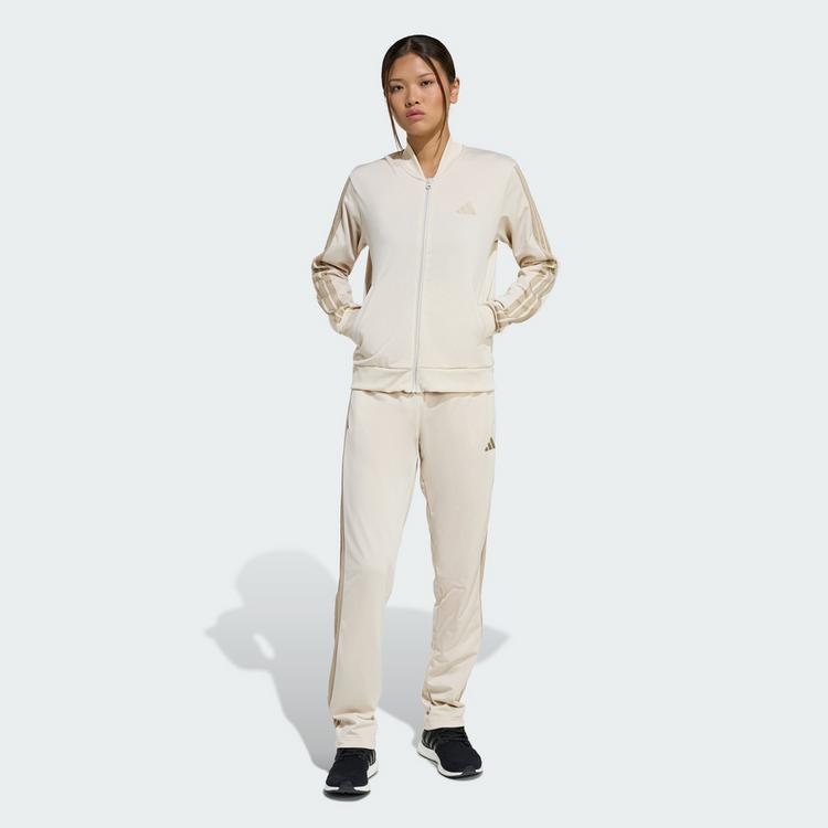 adidas adidas DAYREADY TRAININGSANZUG Trainingsanzug Damen - Crystal Linen - 0 | SportScheck