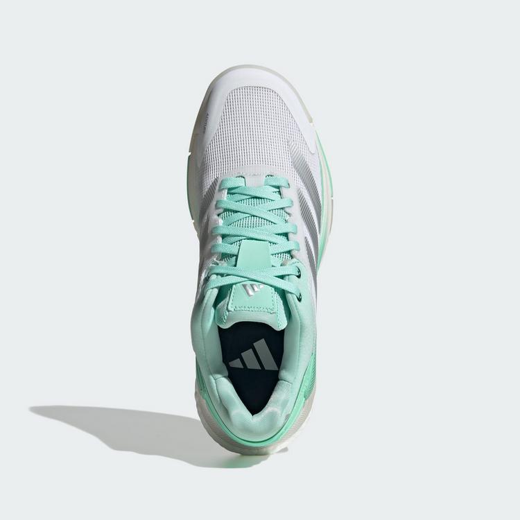 adidas adidas Crazyquick BOOST Padel-Schuh Tennisschuhe Damen - Green / Silver Metallic / Pulse Mint - 1 | SportScheck