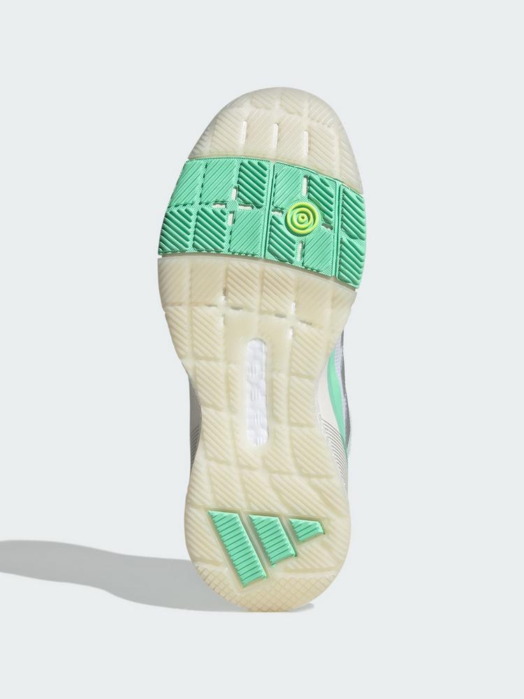 adidas adidas Crazyquick BOOST Padel-Schuh Tennisschuhe Damen - Green / Silver Metallic / Pulse Mint - 2 | SportScheck