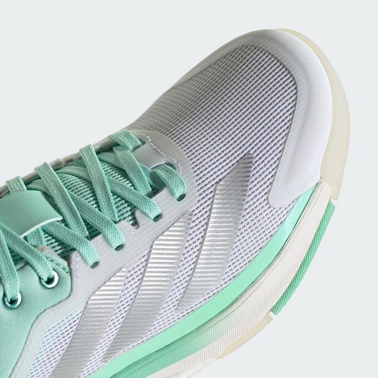 adidas adidas Crazyquick BOOST Padel-Schuh Tennisschuhe Damen - Green / Silver Metallic / Pulse Mint - 7 | SportScheck