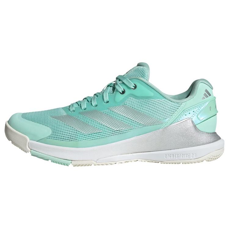 adidas adidas Crazyquick Lightstrike Padel-Schuh Tennisschuhe Damen - Clear Mint / Silver Metallic / Cloud White - 0 | SportScheck