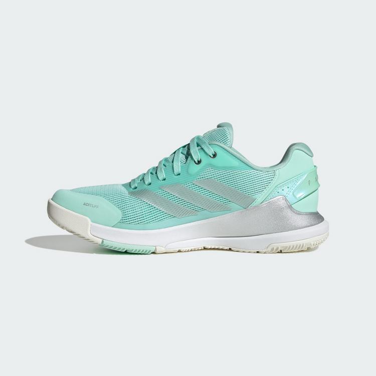 adidas adidas Crazyquick Lightstrike Padel-Schuh Tennisschuhe Damen - Clear Mint / Silver Metallic / Cloud White - 5 | SportScheck