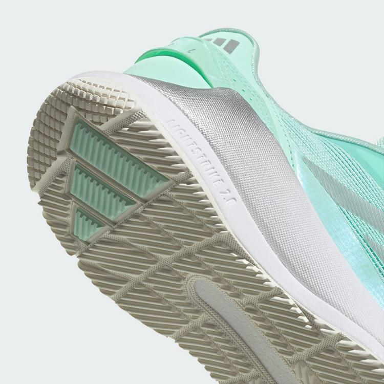 adidas adidas Crazyquick Lightstrike Padel-Schuh Tennisschuhe Damen - Clear Mint / Silver Metallic / Cloud White - 6 | SportScheck