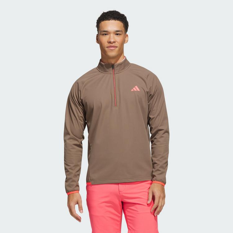 adidas adidas ULTIMATE365 strapazierf&auml;higes Wasser- Sweatshirt Herren - Khaki Six / Solar Turbo - 0 | SportScheck