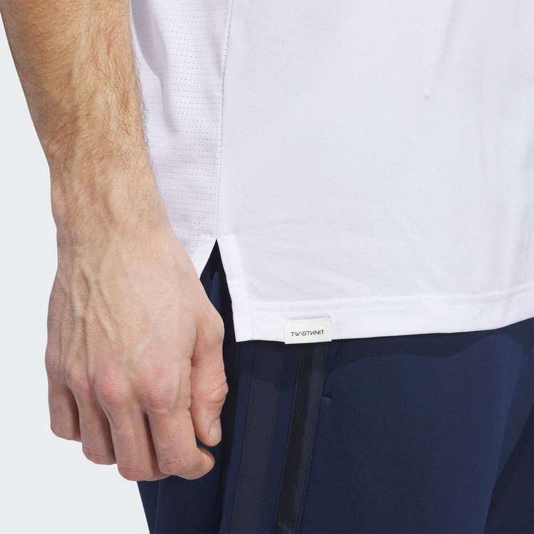 adidas adidas BEYOND VENT TWISTKNIT POLOSHIRT Funktionsshirt Herren - White / Frozen Lemon - 1 | SportScheck