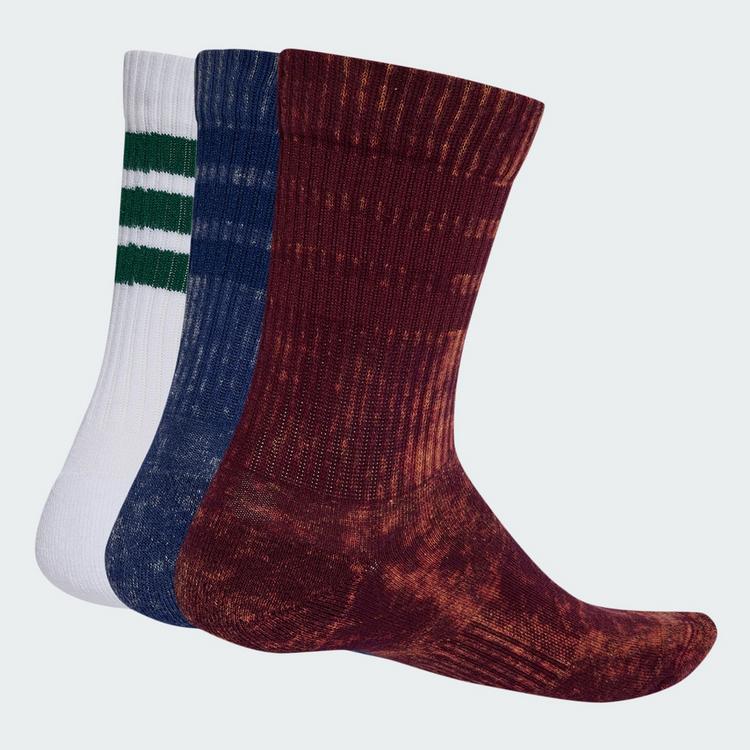 adidas adidas Stonewash Crew Socken, 3 Paar Socken - Maroon / Dark Blue / White / Collegiate Green - 0 | SportScheck