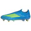 adidas F50 ELITE Laceless SG Fu&szlig;ballschuh Fu&szlig;ballschuhe - Lucid Ray Blue / Team Solar Yellow 2 / Lucid Aquamarine