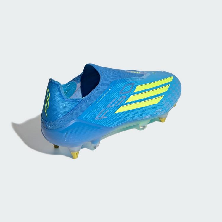adidas adidas F50 ELITE Laceless SG Fu&szlig;ballschuh Fu&szlig;ballschuhe - Lucid Ray Blue / Team Solar Yellow 2 / Lucid Aquamarine - 3 | SportScheck
