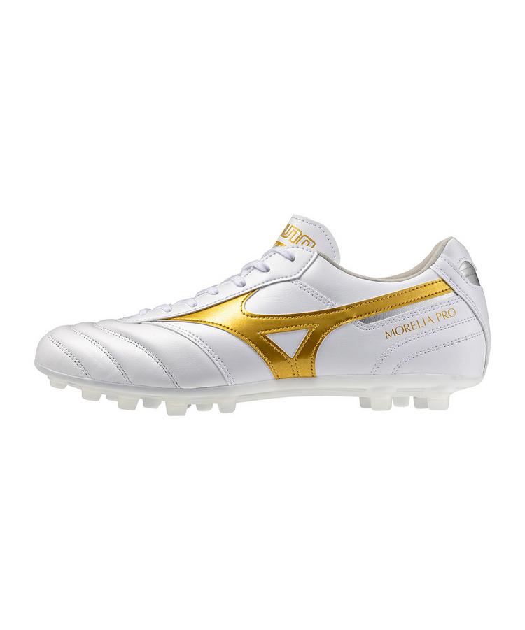 Mizuno Mizuno Morelia II Pro AG Bright  Wei&szlig; Fu&szlig;ballschuhe - weissgold - 0 | SportScheck