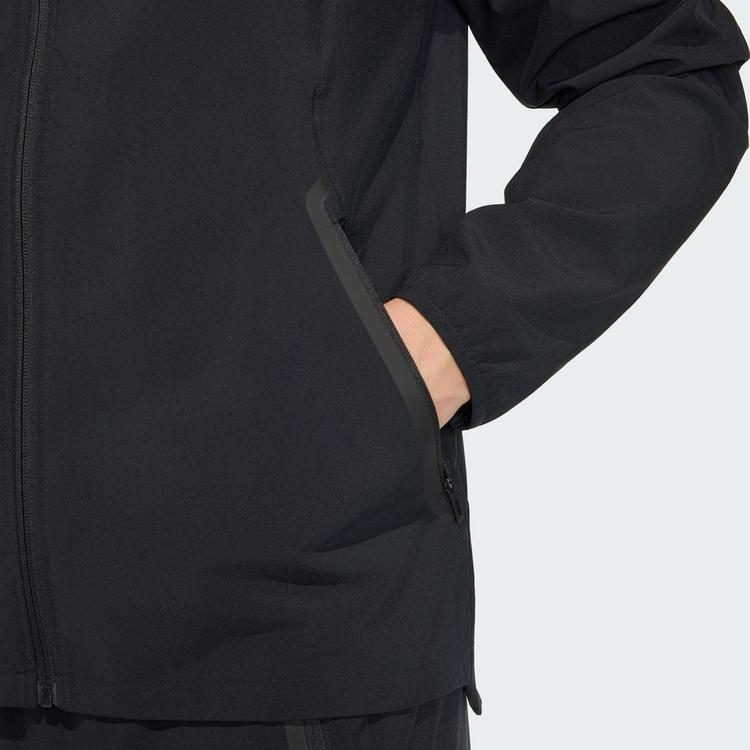 adidas adidas Real Madrid Travel Full Zip Windbreaker Outdoorjacke Herren - Black - 1 | SportScheck