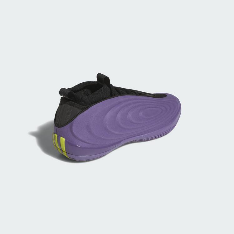 adidas adidas Harden Volume 10 Schuh Basketballschuhe - Tech Purple / Core Black / Lucid Lemon - 4 | SportScheck