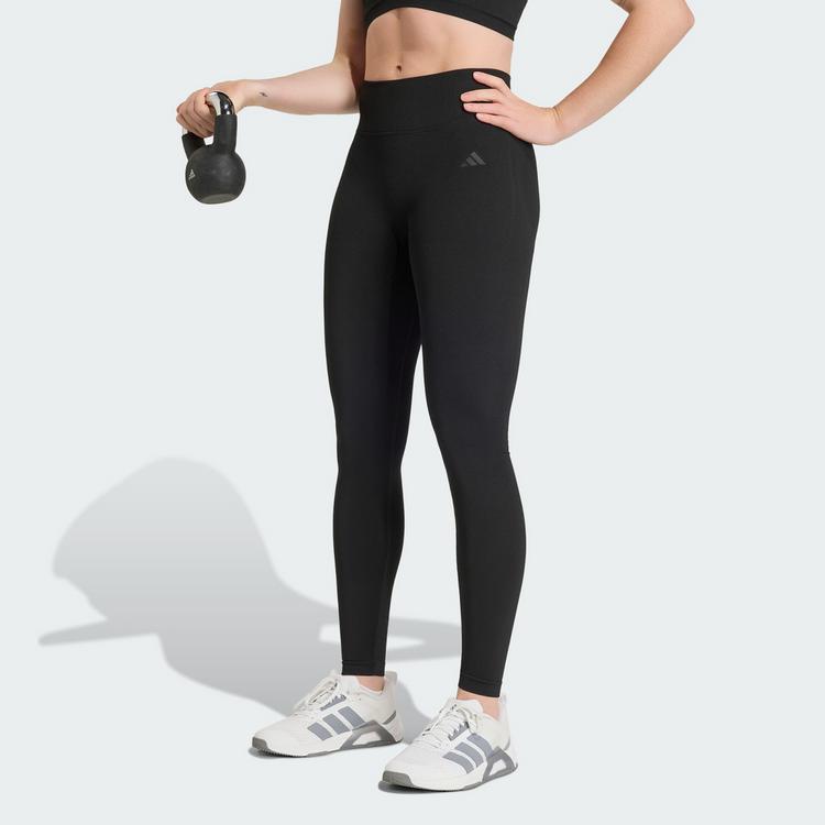 adidas adidas Workout Essentials Knit Scrunch 7/8 Leggings Damen - Black - 0 | SportScheck