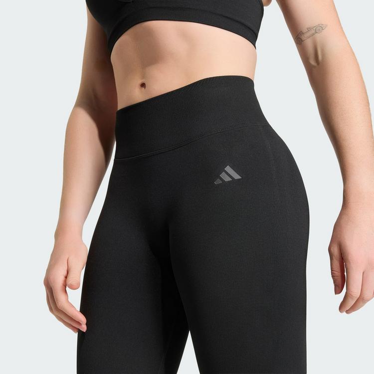 adidas adidas Workout Essentials Knit Scrunch 7/8 Leggings Damen - Black - 1 | SportScheck