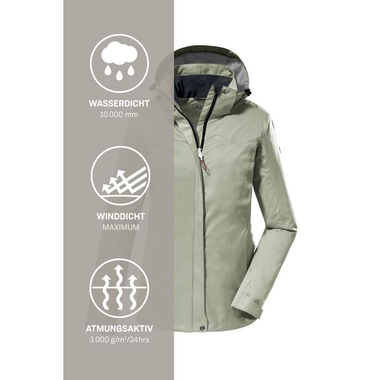 KILLTEC KILLTEC KOS 133 Softshelljacke Damen - Gr&uuml;n2046 - 3 | SportScheck