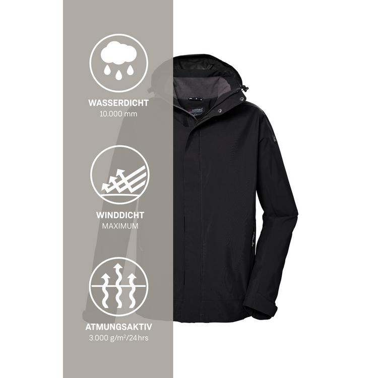 KILLTEC KILLTEC KOS 87 Funktionsjacke Herren - Schwarz01110 - 4 | SportScheck