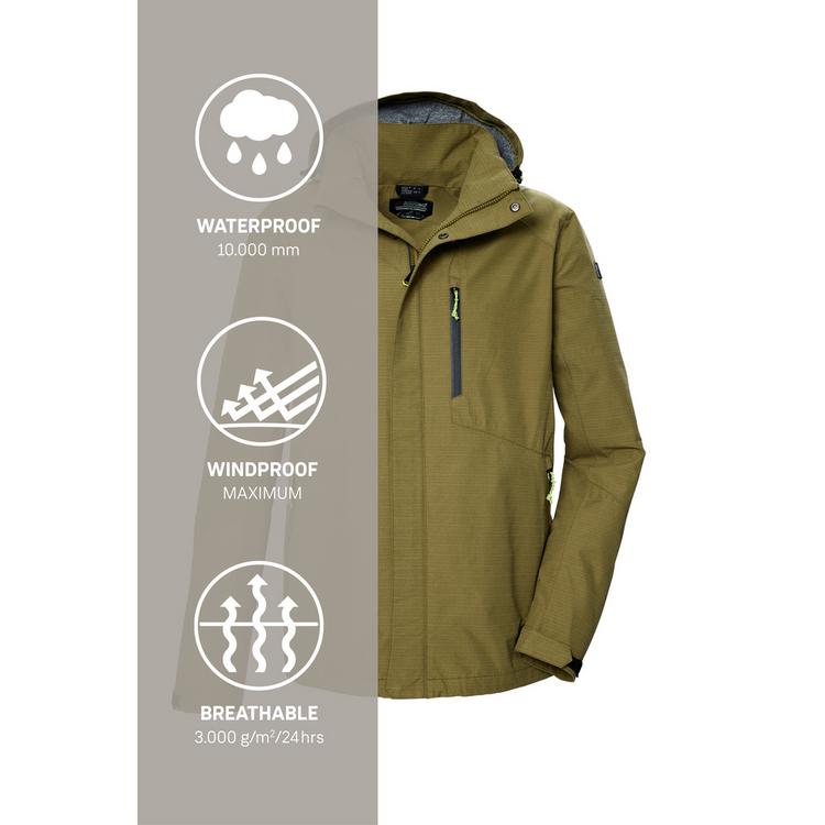 KILLTEC KILLTEC KOS 256 Funktionsjacke Herren - Gr&uuml;n2088 - 6 | SportScheck