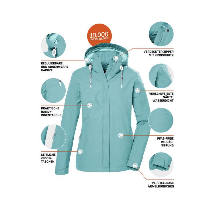 KILLTEC KILLTEC KOS 61 Softshelljacke Damen - Hellblau358 - 3 | SportScheck
