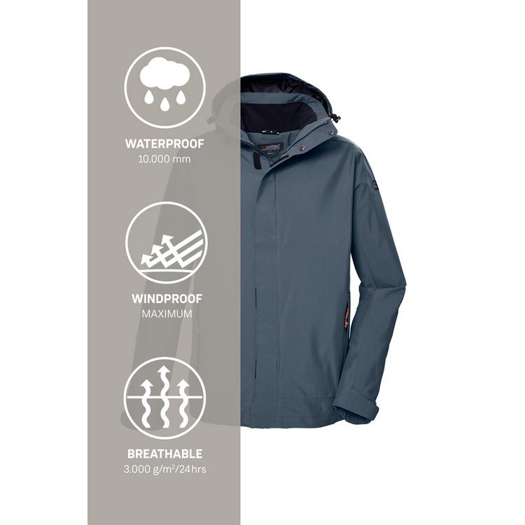 KILLTEC KILLTEC KOS 87 Funktionsjacke Herren - Blau - 4 | SportScheck