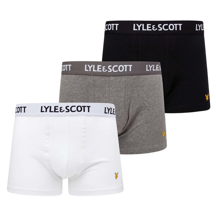 Lyle & Scott Lyle & Scott Boxershort Unterhose Herren - Schwarz/Grau/Wei&szlig; - 0 | SportScheck