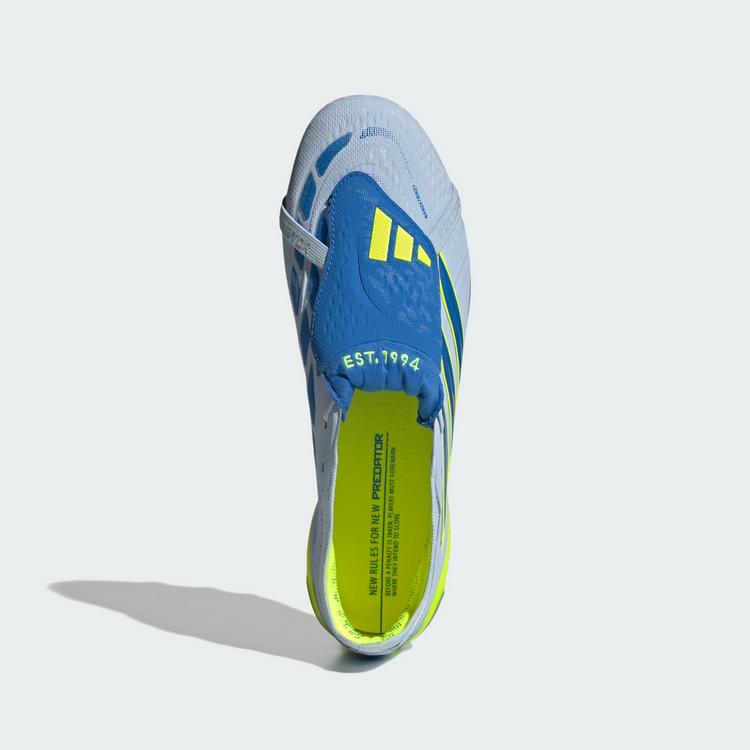 adidas adidas Predator Elite Fold-Over Tongue Fu&szlig;ballschuhe - Crystal Sky / Ray Blue / Team Solar Yellow 2 - 0 | SportScheck