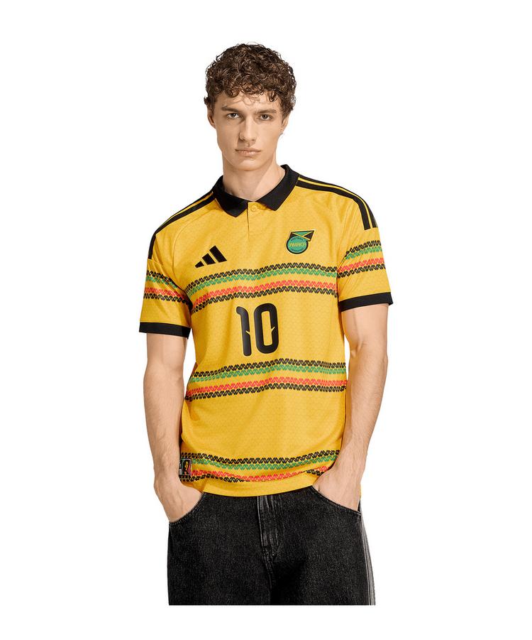 adidas adidas Jamaika Marley 10 Trikot Home WM 2026 Trikot Herren - gelb - 2 | SportScheck