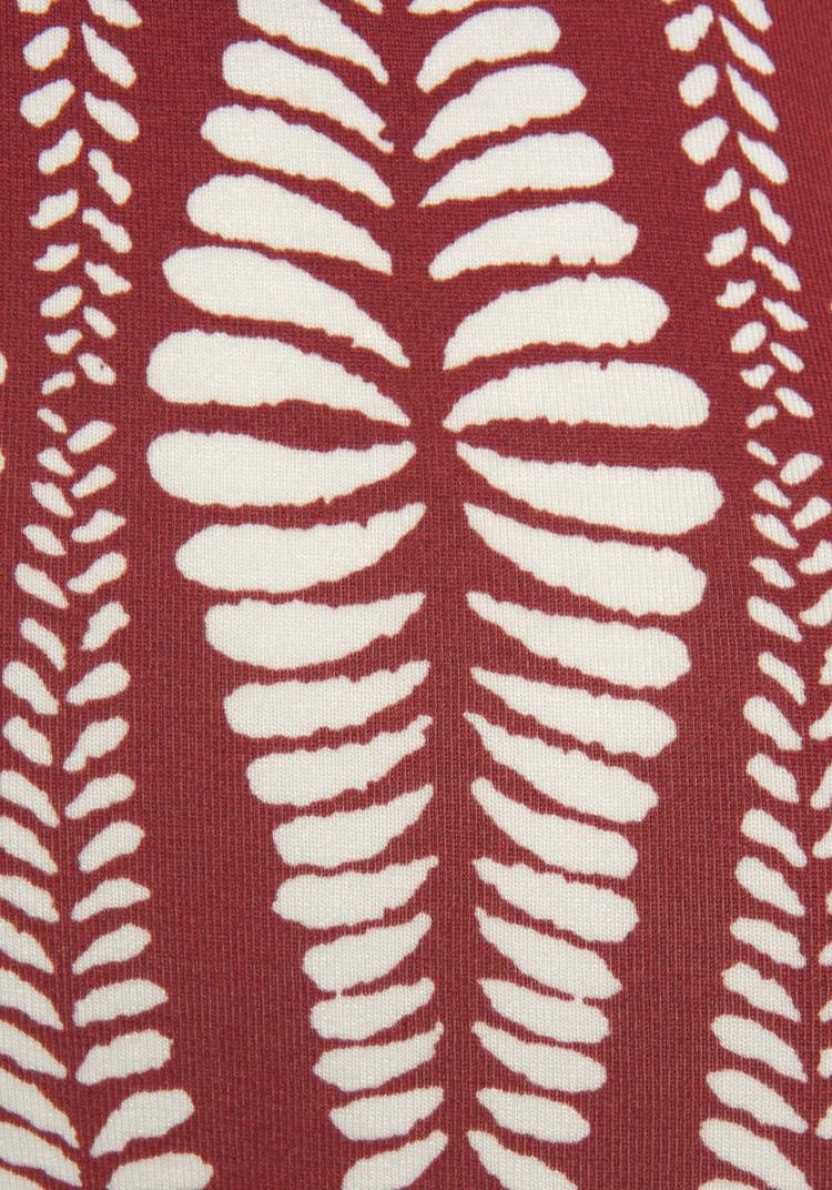 Lascana Lascana Shirttop Funktionsshirt Damen - terracotta-creme bedruckt - 2 | SportScheck