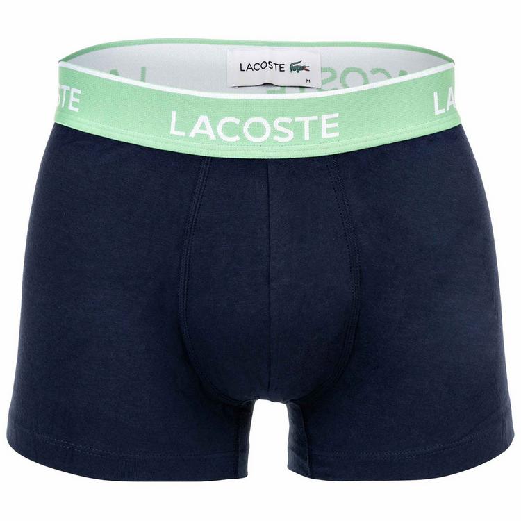 Lacoste Lacoste Boxershort Unterhose Herren - Blau/Gr&uuml;n/Rot - 4 | SportScheck