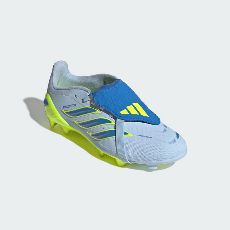adidas adidas PREDATOR ELITE Fu&szlig;ballschuh mit Fu&szlig;ballschuhe Kinder - Crystal Sky / Ray Blue / Team Solar Yellow 2 - 2 | SportScheck