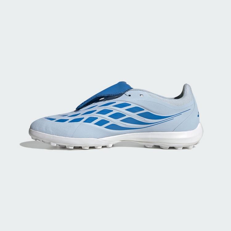 adidas adidas PREDATOR LEAGUE Fold-Over Tongue Turf Fu&szlig;ballschuhe - Crystal Sky / Ray Blue / Team Solar Yellow 2 - 4 | SportScheck