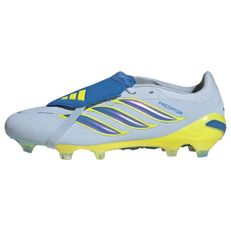 adidas adidas PREDATOR PRO Fold-Over Tongue Firm Fu&szlig;ballschuhe - Crystal Sky / Ray Blue / Team Solar Yellow 2 - 0 | SportScheck
