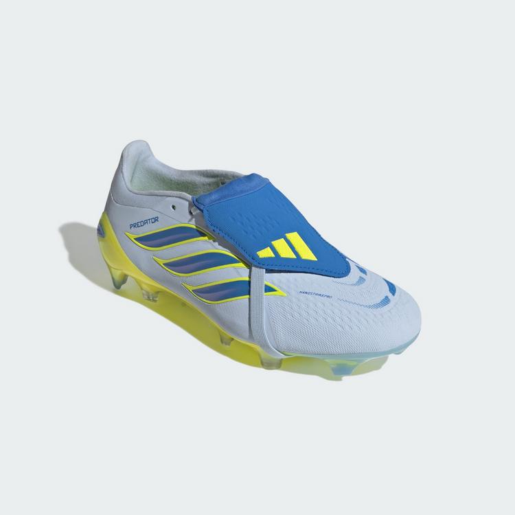 adidas adidas PREDATOR PRO Fold-Over Tongue Firm Fu&szlig;ballschuhe - Crystal Sky / Ray Blue / Team Solar Yellow 2 - 2 | SportScheck