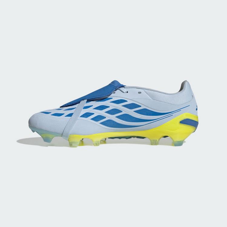 adidas adidas PREDATOR PRO Fold-Over Tongue Firm Fu&szlig;ballschuhe - Crystal Sky / Ray Blue / Team Solar Yellow 2 - 4 | SportScheck