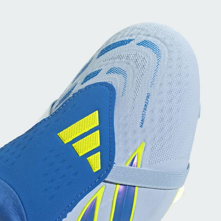 adidas adidas PREDATOR PRO Fold-Over Tongue Firm Fu&szlig;ballschuhe - Crystal Sky / Ray Blue / Team Solar Yellow 2 - 5 | SportScheck