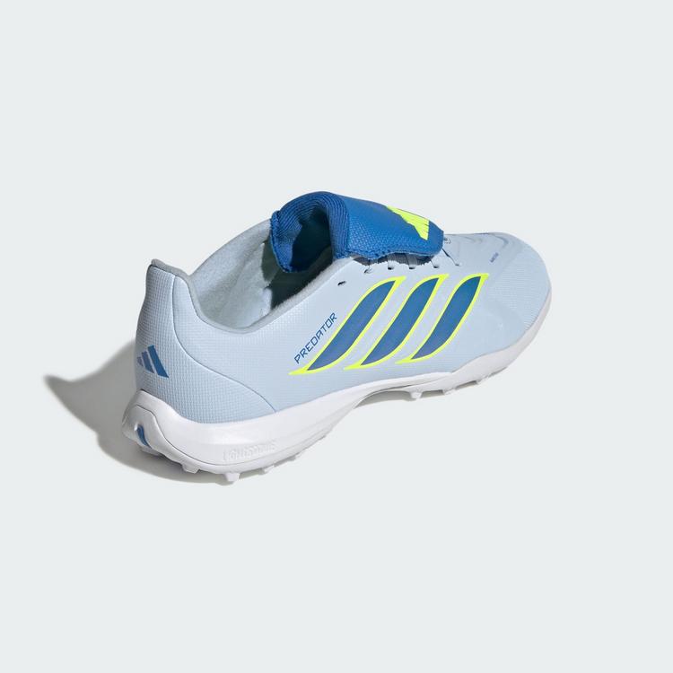 adidas adidas PREDATOR LEAGUE Fold-Over Tongue Turf Fu&szlig;ballschuhe Kinder - Crystal Sky / Ray Blue / Team Solar Yellow 2 - 3 | SportScheck