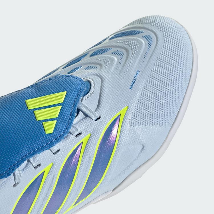 adidas adidas PREDATOR LEAGUE Fold-Over Tongue Turf Fu&szlig;ballschuhe Kinder - Crystal Sky / Ray Blue / Team Solar Yellow 2 - 6 | SportScheck