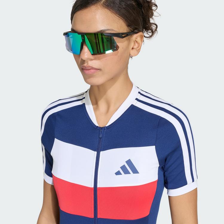 adidas adidas TEMPO MERINO RADTRIKOT Trikot Damen - Dark Blue - 1 | SportScheck