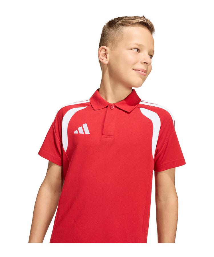 adidas adidas Tiro 26 League Polo Kids Poloshirt Kinder - rotweiss - 2 | SportScheck