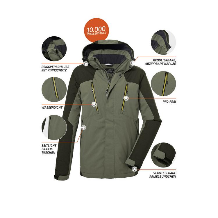 KILLTEC KILLTEC KOW 25 Funktionsjacke Herren - Oliv - 2 | SportScheck