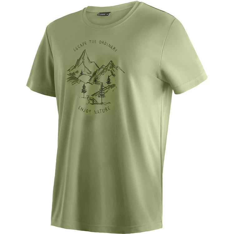 Maier Sports Maier Sports Dieter Print T-Shirt Herren - Gr&uuml;n2080 - 0 | SportScheck
