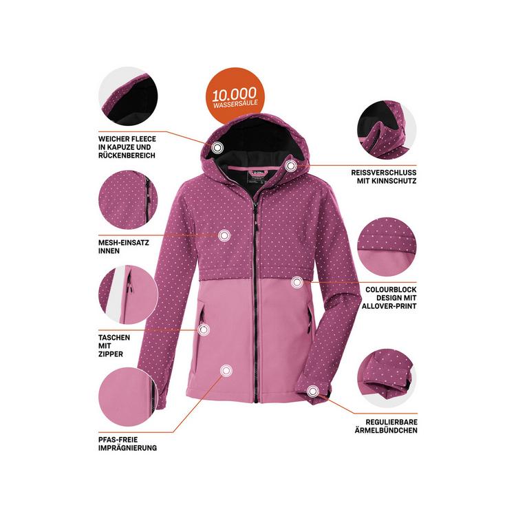KILLTEC KILLTEC Softshelljacke Kinder - Rose4016 - 4 | SportScheck
