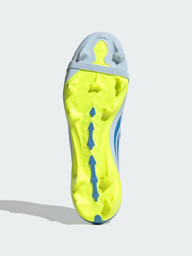 adidas adidas PREDATOR LEAGUE Fold-Over Tongue Firm Fu&szlig;ballschuhe - Crystal Sky / Ray Blue / Team Solar Yellow 2 - 1 | SportScheck