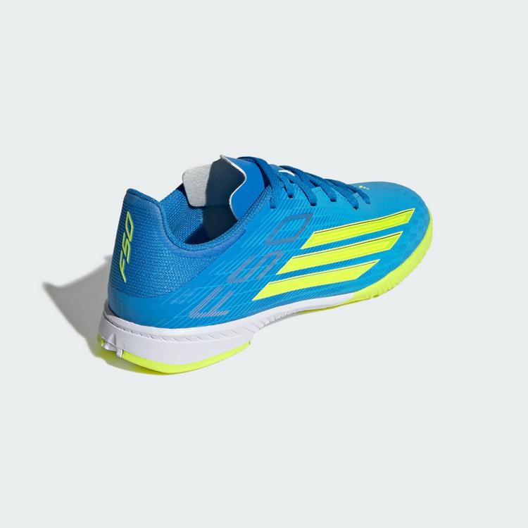adidas adidas F50 League Kids Fu&szlig;ballschuhe, Fu&szlig;ballschuhe Kinder - Lucid Ray Blue / Team Solar Yellow 2 / Lucid Aquamarine - 3 | SportScheck
