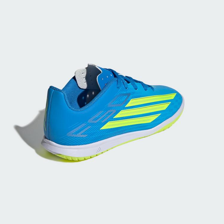 adidas adidas F50 CLUB Indoor Fu&szlig;ballschuh Kids Fu&szlig;ballschuhe Kinder - Lucid Ray Blue / Team Solar Yellow 2 / Lucid Aquamarine - 3 | SportScheck