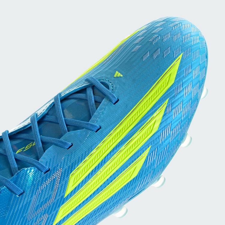 adidas adidas F50 ELITE Artificial Ground Fu&szlig;ballschuh Fu&szlig;ballschuhe - Lucid Ray Blue / Team Solar Yellow 2 / Lucid Aquamarine - 6 | SportScheck