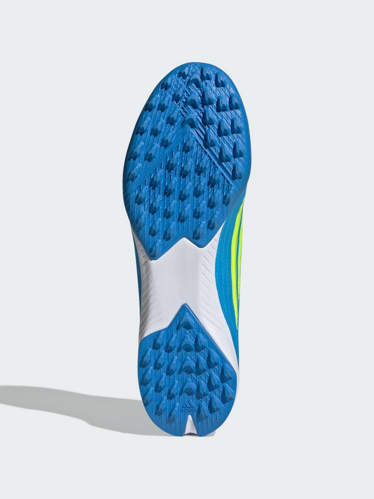 adidas adidas F50 LEAGUE Turf Fu&szlig;ballschuh Fu&szlig;ballschuhe - Lucid Ray Blue / Team Solar Yellow 2 / Lucid Aquamarine - 1 | SportScheck