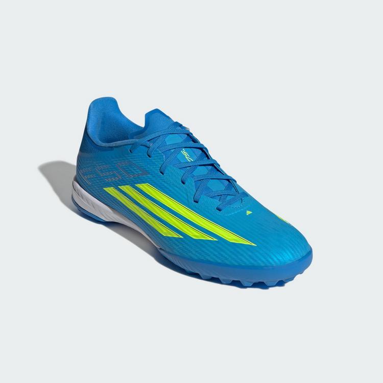 adidas adidas F50 LEAGUE Turf Fu&szlig;ballschuh Fu&szlig;ballschuhe - Lucid Ray Blue / Team Solar Yellow 2 / Lucid Aquamarine - 2 | SportScheck