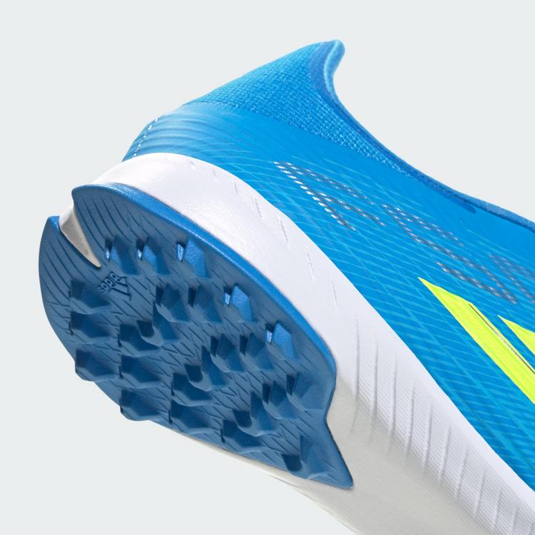 adidas adidas F50 LEAGUE Turf Fu&szlig;ballschuh Fu&szlig;ballschuhe - Lucid Ray Blue / Team Solar Yellow 2 / Lucid Aquamarine - 5 | SportScheck