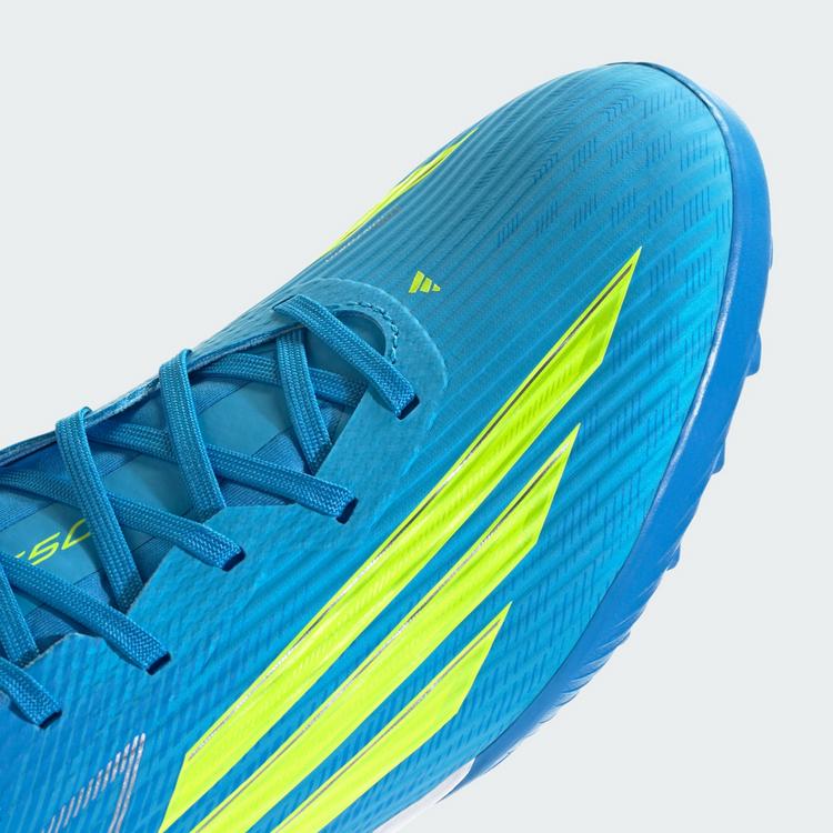 adidas adidas F50 LEAGUE Turf Fu&szlig;ballschuh Fu&szlig;ballschuhe - Lucid Ray Blue / Team Solar Yellow 2 / Lucid Aquamarine - 6 | SportScheck