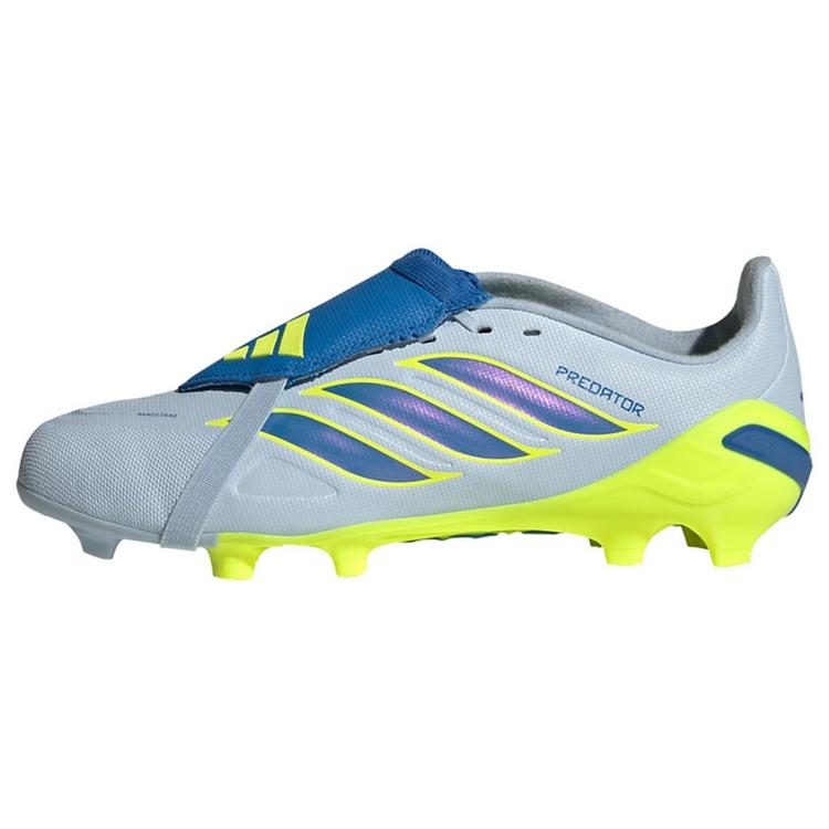 adidas adidas PREDATOR LEAGUE Fold-Over Tongue Firm Fu&szlig;ballschuhe Kinder - Crystal Sky / Ray Blue / Team Solar Yellow 2 - 0 | SportScheck